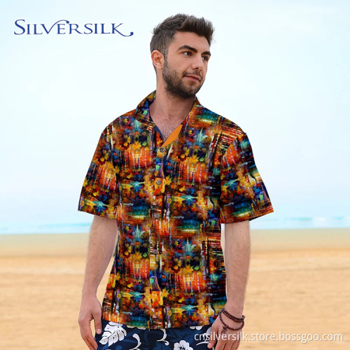 Half Sleeve Party Men Wear Summer Shirt